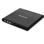 Verbatim външно DVD-RW записващо устройство USB 2.0 Black + NERO (98938)