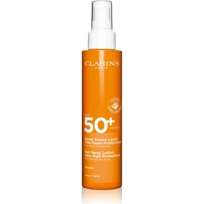 Clarins Sun Care Spray Lotion слънцезащитен спрей за тяло и лице SPF 50+ 150ml