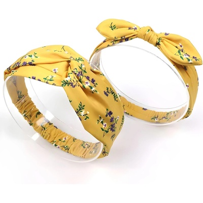 HARAHU Челенки Мама и Дъщеря - Жълта kp18919 (18919)