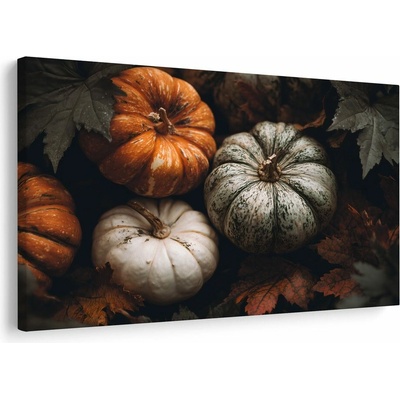 Obraz podzimní barevné dýně - 90x60