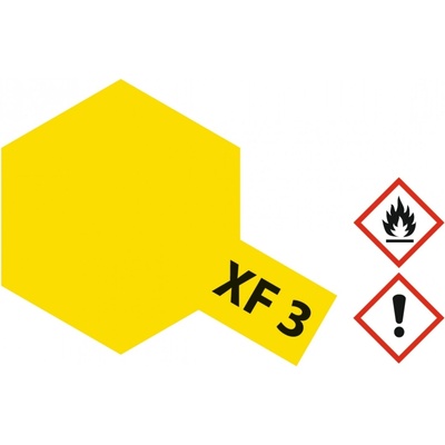 Tamiya Farba Acrylic MINI XF-3 Flat Yellow 10ml