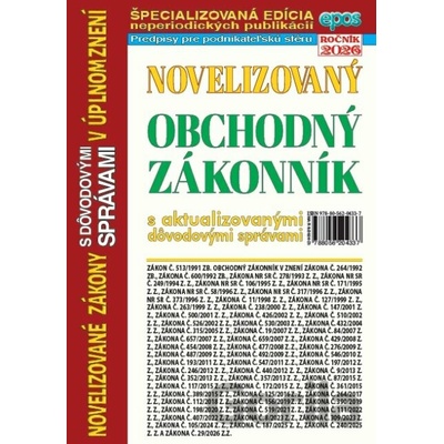Novelizovaný Obchodný zákonník 8/2026