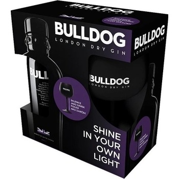 Bulldog London Dry 40% 0,7 l (set)