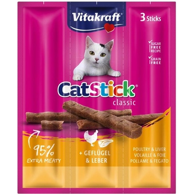 Vitakraft Cat Stick Mini Hydina pečeň 18 g