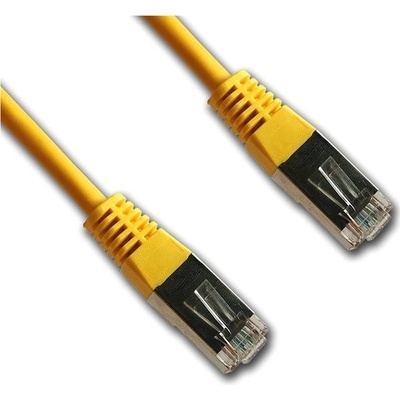 Datacom 15805 CAT5E, FTP, 0,5m, žlutý