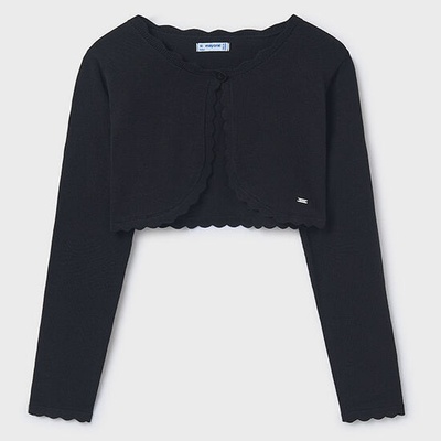 Mayoral bolerko na šaty pletené černé 332-55 – Zboží Dáma