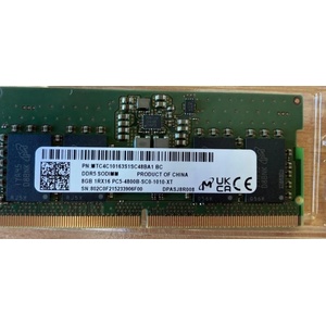 Micron 8GB DDR5 4800MHz MTC4C10163S1SC48BA1