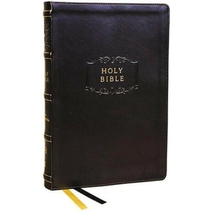 Kjv, Center-Column Reference Bible with Apocrypha, Leathersoft, Black, 73, 000 Cross-References, Red Letter, Thumb Indexed, Comfort Print: King James V | Nelson, Thomas (ISBN: 9781400332014)