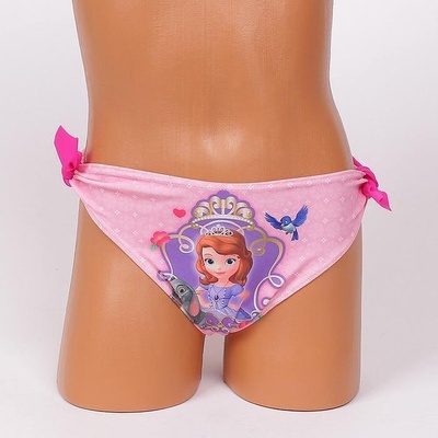 Розова детска монокина с апликация принцеса