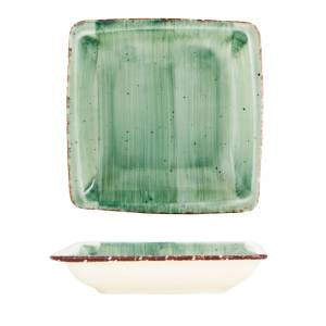 Gural Porselen - Green Дълбока квадратна чиния 19x19cm. (NBNORD19X19CK50YS) (0180500)
