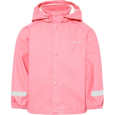 Didriksons Детско водоустойчиво яке Didriksons Kid's Slaskeman Jacket 2 Waterproof jacket - Dusty Azalea - размер 130 (703-6737-0116)