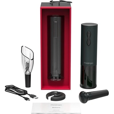 Elektrický otvírák na víno "BOLSENA", černý, Prestigio