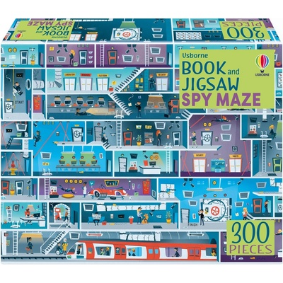 Usborne Пъзел Usborne от 300 части - Шпионски лабиринт (9781803705071)