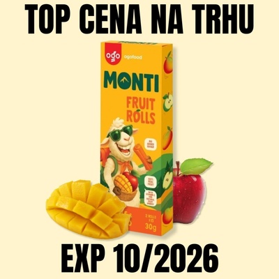 Monti ovocná trubička Jablko & Mango 30 g – Zbozi.Blesk.cz