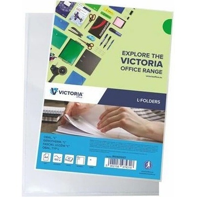 VICTORIA OFFICE Obal L A4 150 mikronů číry 10 ks
