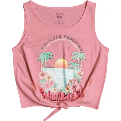 Billabong SUNSET FEELINGS TANK Pink Sunset