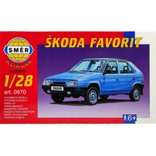 Směr zacvakávací model ŠKODA FAVORIT 1:28