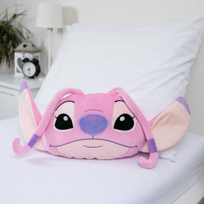 Jerry Fabrics flece vankúš Lilo and Stitch Angel Pink 41x32