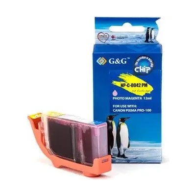 Compatible ГЛАВА ЗА CANON PIXMA PRO 100 - Photo Magenta - ink tank - WITH CHIP / С ЧИП - /42/ - CLI-42PM (CLI42PM) - 6389B001 - PN NC-C-0042PM/C - G& (200CANCLI42PM)
