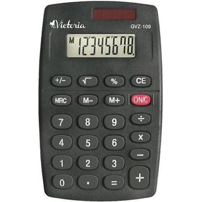 VICTORIA OFFICE Kalkulačka kapesní, 8místný displej, VICTORIA "GVZ-109"