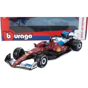 BBurago Модели на автомобили и мотоциклети модел 1/18 Scuderia Ferrari SF-25 Charles Leclerc #16 Miami GP - (TRS8505-3931)