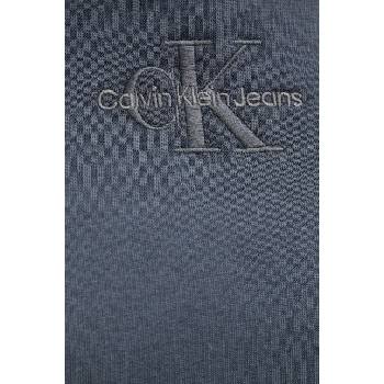 Calvin Klein Суичър Calvin Klein Jeans в сиво с качулка с апликация J20J223536 (J20J223536)