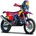 Bburago Bburago 1: 18 Цикъл Red Bull KTM Rally GasGas RX450F - Дакар 2023 (51086)