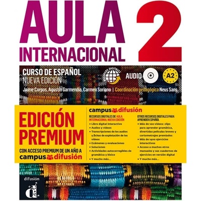 Aula Int. Nueva Ed. 2 (A2) – Libro del alumno Premium - neuveden