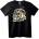 NOONEBRAND Тениска Skull Кафе: Животът се Случва - M, White