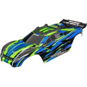 Traxxas каросерия Rustler 4X4 VXL зелена (безскобова)