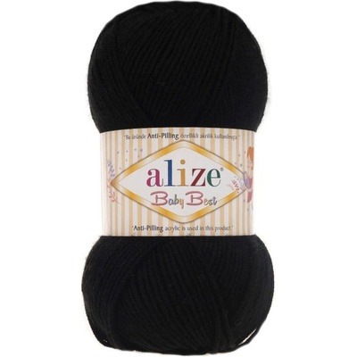Alize příze Baby Best 60 černá