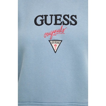 Guess Originals Суичър Guess Originals в синьо с качулка с апликация M4BQ29 K9V31 (M4BQ29.K9V31)