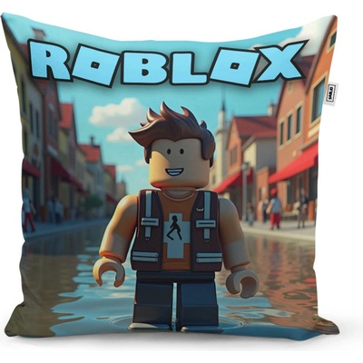 Sablio Polštář ROBLOX Město 40x40 – Zbozi.Blesk.cz