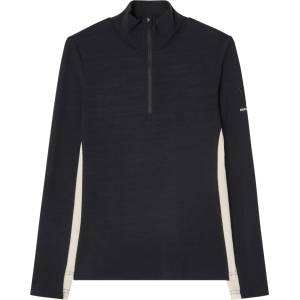 We Norwegians Дамски вълнен пуловер We Norwegians Women's Voss 1/4-Zip Merino jumper - Black - размер XL (105-5840-0115)