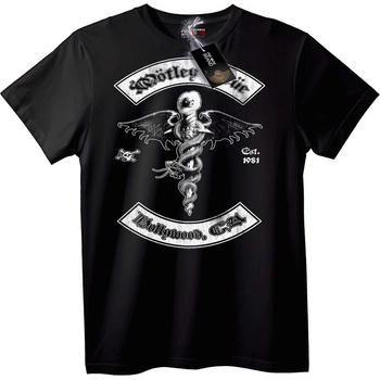 NOONEBRAND Тениска Motley Crue Холивуд - S, White