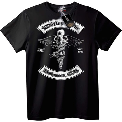 NOONEBRAND Тениска Motley Crue Холивуд - S, White