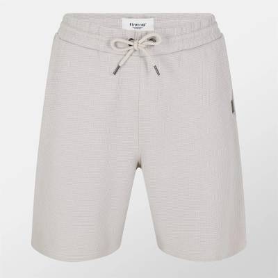 Firetrap Поларени къси панталони Firetrap Men's Waffle Fleece Jogger Shorts - Clay