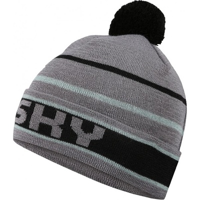 HUSKY Мъжка шапка Merino Meralp, сива (hsk-HT0-0594)