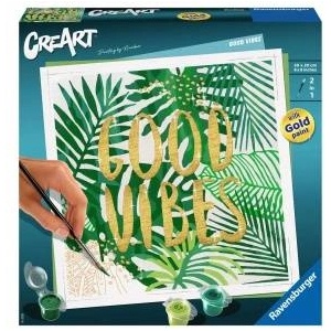 Cre Art Ravensburger Image Painting by Numbers CreArt: Good Vibes