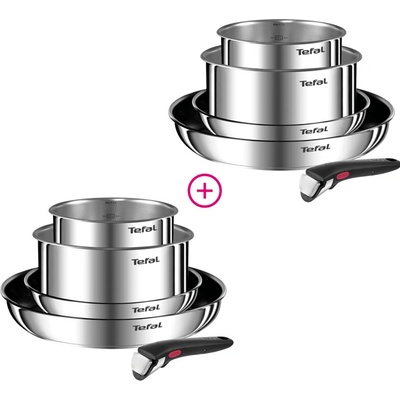 set dvou sad nádobí Tefal Ingenio Emotion 5 ks L897S574