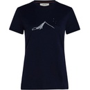 Icebreaker Dámske tričko Merino 150 Tech Lite SS T South Const Midnight Navy
