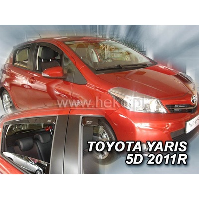 Deflektory Toyota Yaris, 2011-2020 zadné