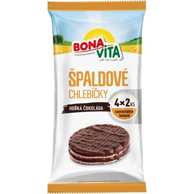 Bonavita špaldové chlebíčky horká čokoláda 128 g