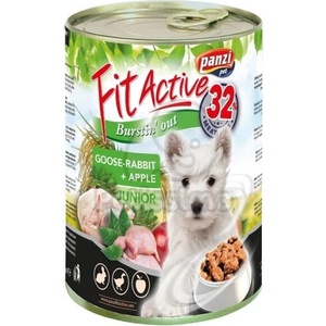 Panzi FitActive junior Goos-Rabbit + Apple 24x415 g