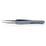 KNIPEX Прецизна пинсета с гумена дръжка esd 130 мм knipex 60048 (92 21 14 esd)