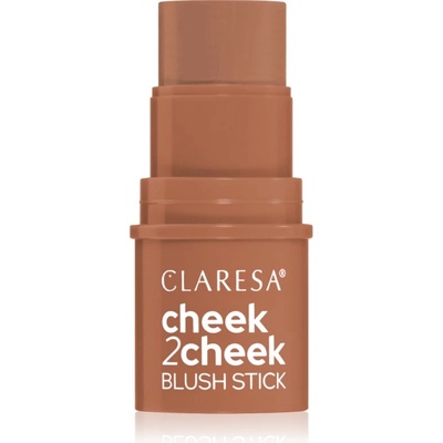 Claresa Cheek 2 Cheek бронзър-крем в стик цвят 01 Neutral Sand 6 гр