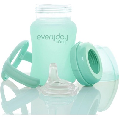 Everyday Baby hrnček sklo chránený pred rozbitím 150 ml mint green