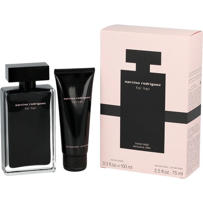 Narciso Rodriguez for Her EDT 100 ml + telové mlieko 75 ml darčeková sada
