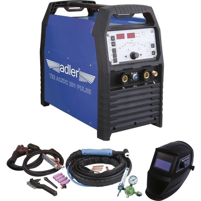 Adler TIG AC/DC 201 PULSE + samostmievacia kukla LIDER-350S