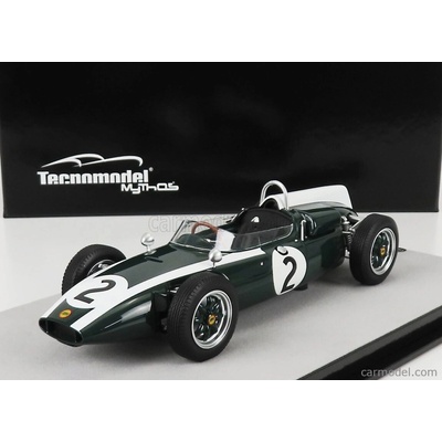 Tecnomodel Cooper F1 T53 N 2 British Gp 1960 B.mclaren Zelená 1:18